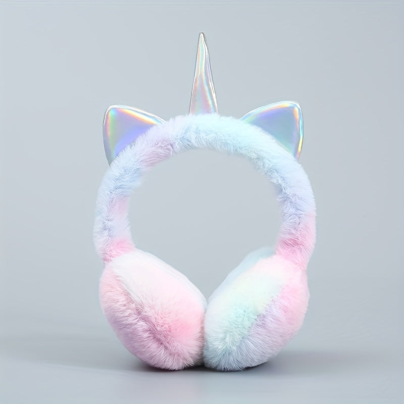 Winter Unicorn Earmuffs Warm Ear Covers