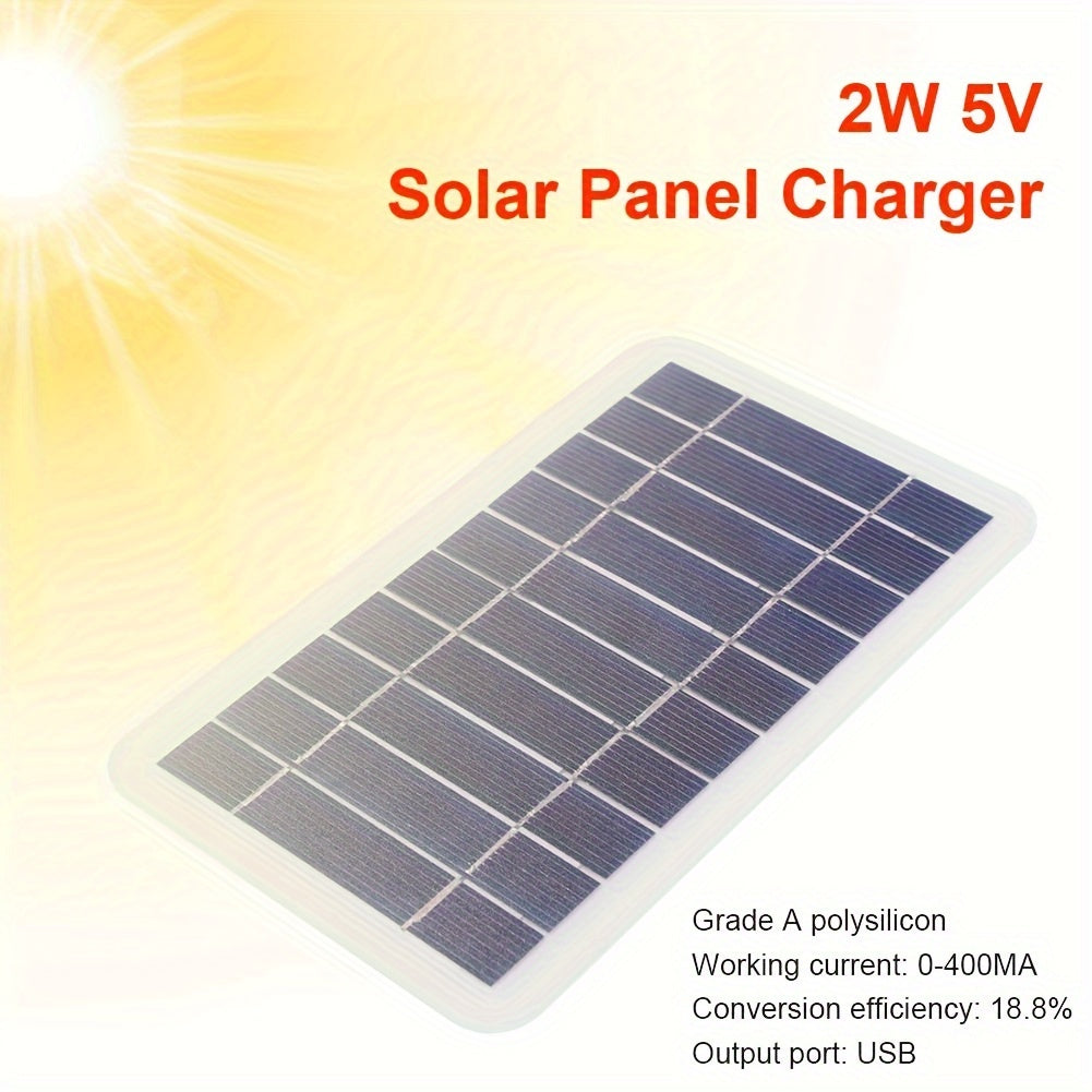 Compact 2W Solar Panel Charger