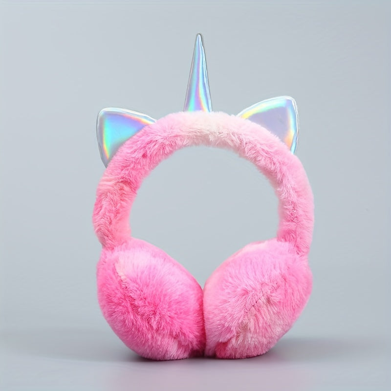 Winter Unicorn Earmuffs Warm Ear Covers