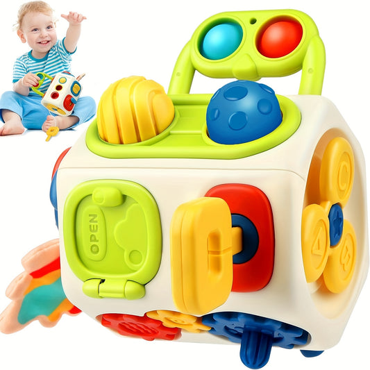 10 In 1 Busy Cube For Toddlers Kids