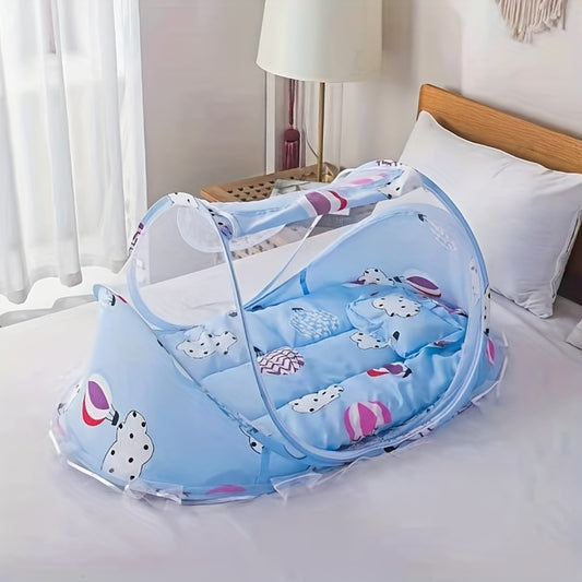 Three-Piece Children's Balloon Mosquito Net Bed