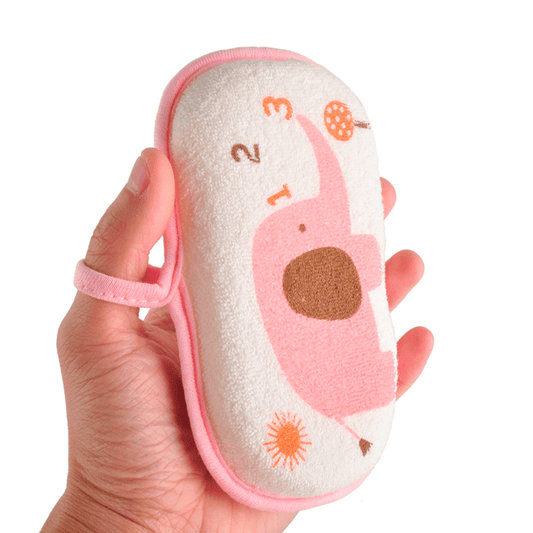 Kids Baby Cute Cotton Shower Bath Sponge