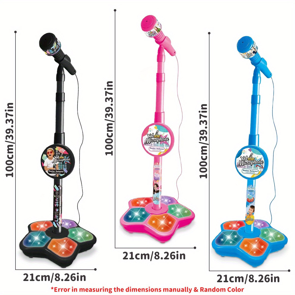 Youngsters' LED Karaoke Microphone