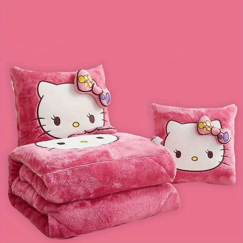 Hello Kitty 2-in-1 Pillow and Blanket Set