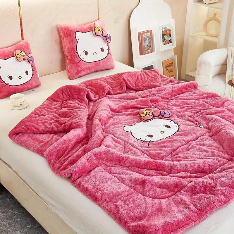 Hello Kitty 2-in-1 Pillow and Blanket Set