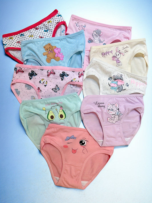 4 Pieces of Comfortable and Cute Underwear for Little Girls