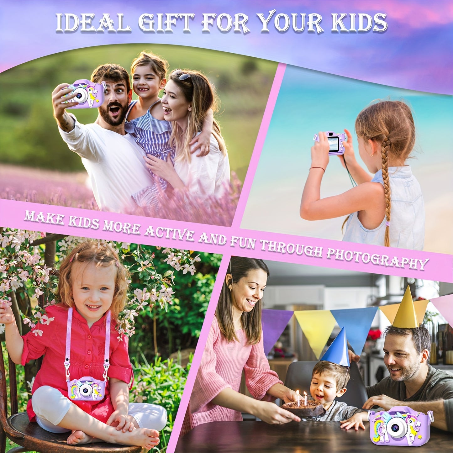 Children's Unicorn Selfie HD Camera