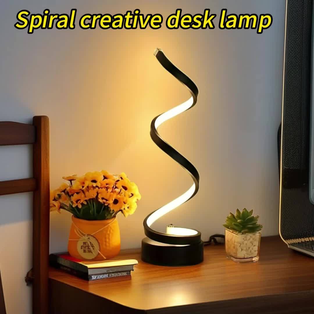 Classic Spiral Decorative Table Lamp For Office