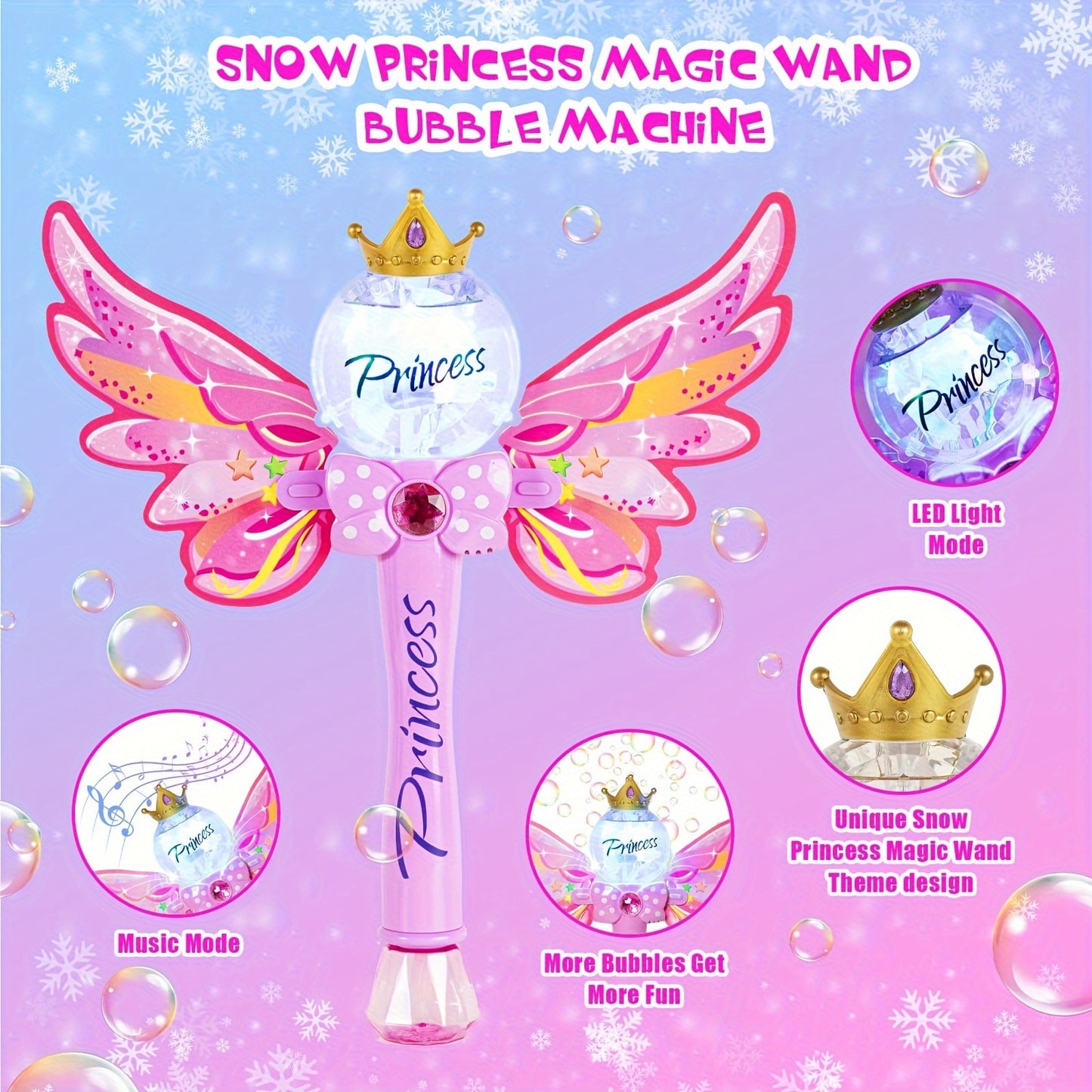 Musical & Light-Up Magic Stick for Girls