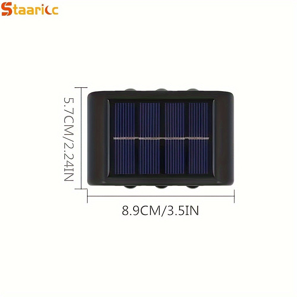 Staaricc 6/4/2pcs Solar Wall Light