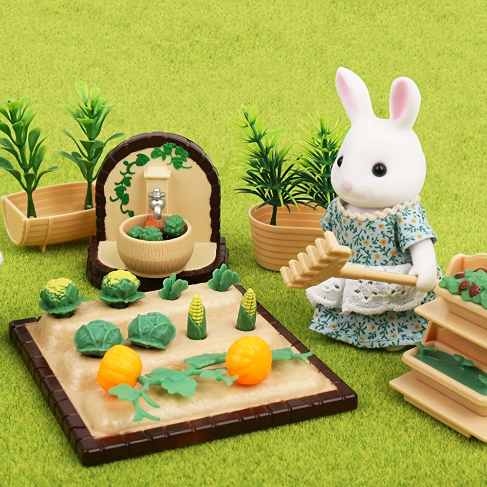 Children's Doll House With Four Animals