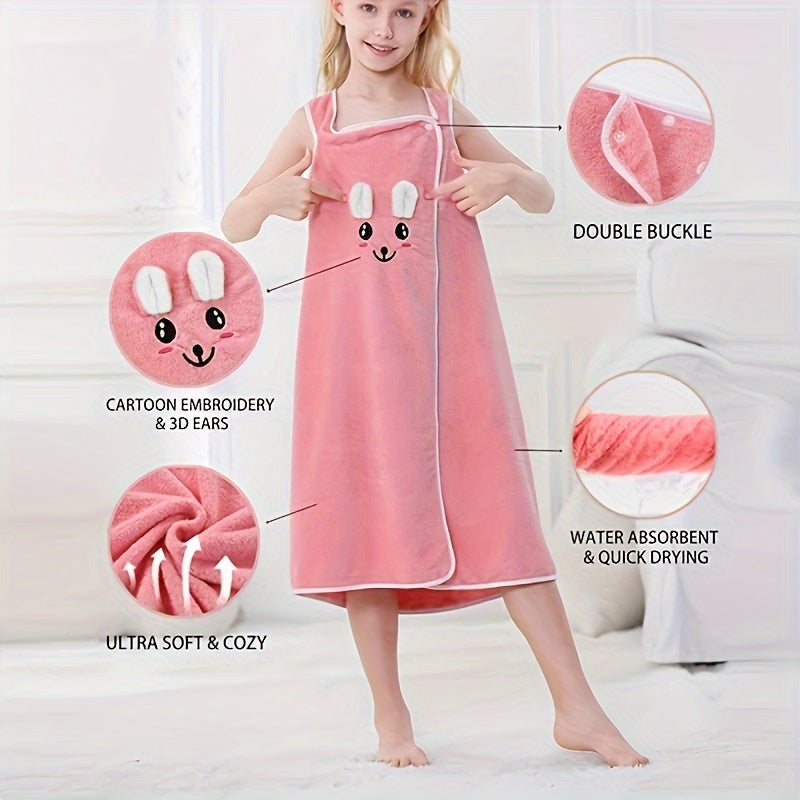 Microfiber Bath Wrap Towel For Kids