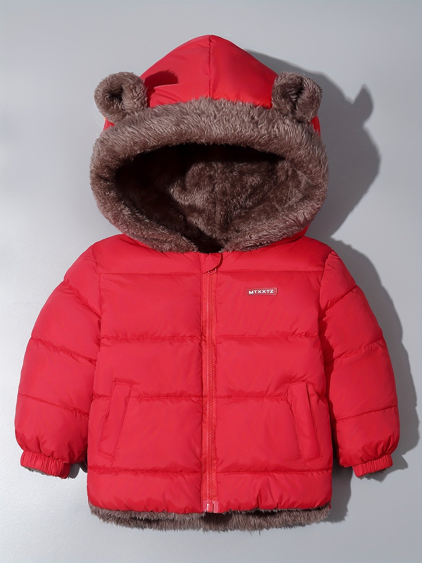 Boys Winter Hoodie With Cute Bear Ear