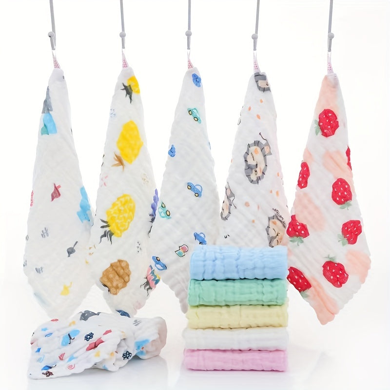 5pcs  Cotton Soft Baby Towels