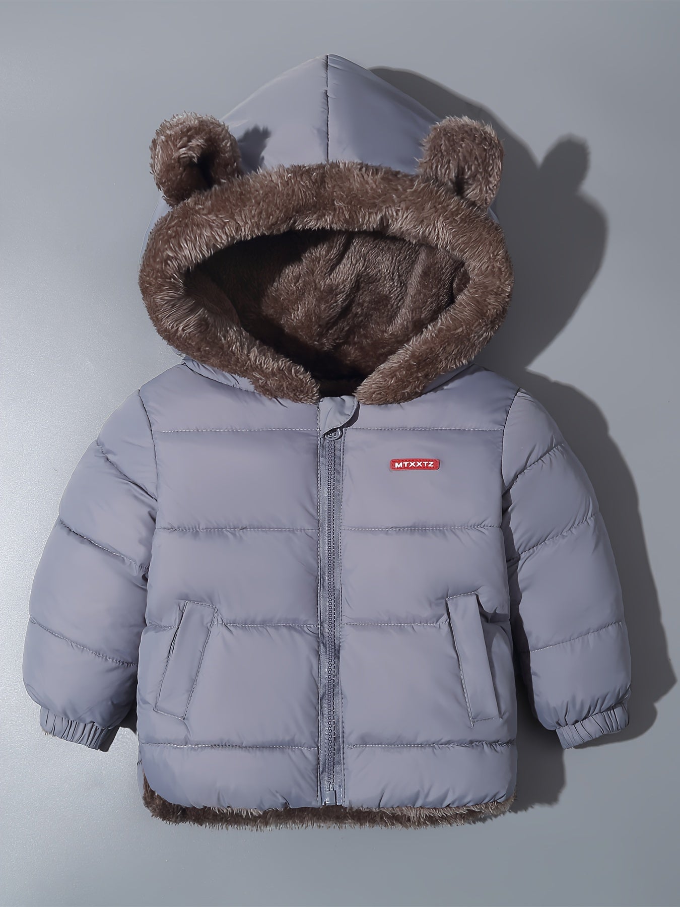 Boys Winter Hoodie With Cute Bear Ear