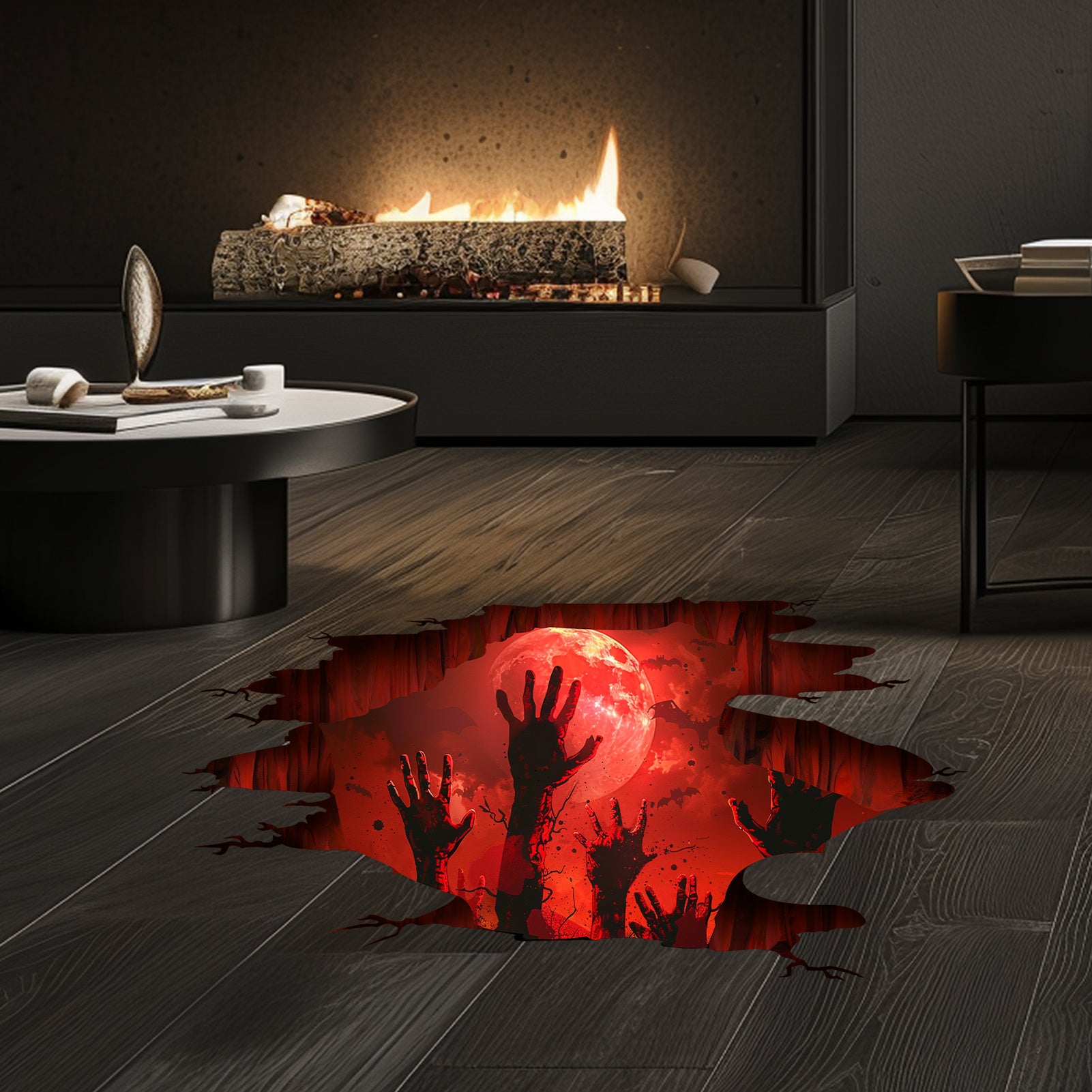 3D Halloween Floor Decals