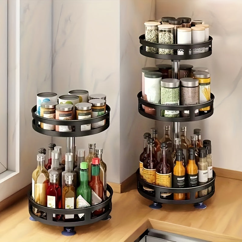 3-Tier Multipurpose Rotating Organizer