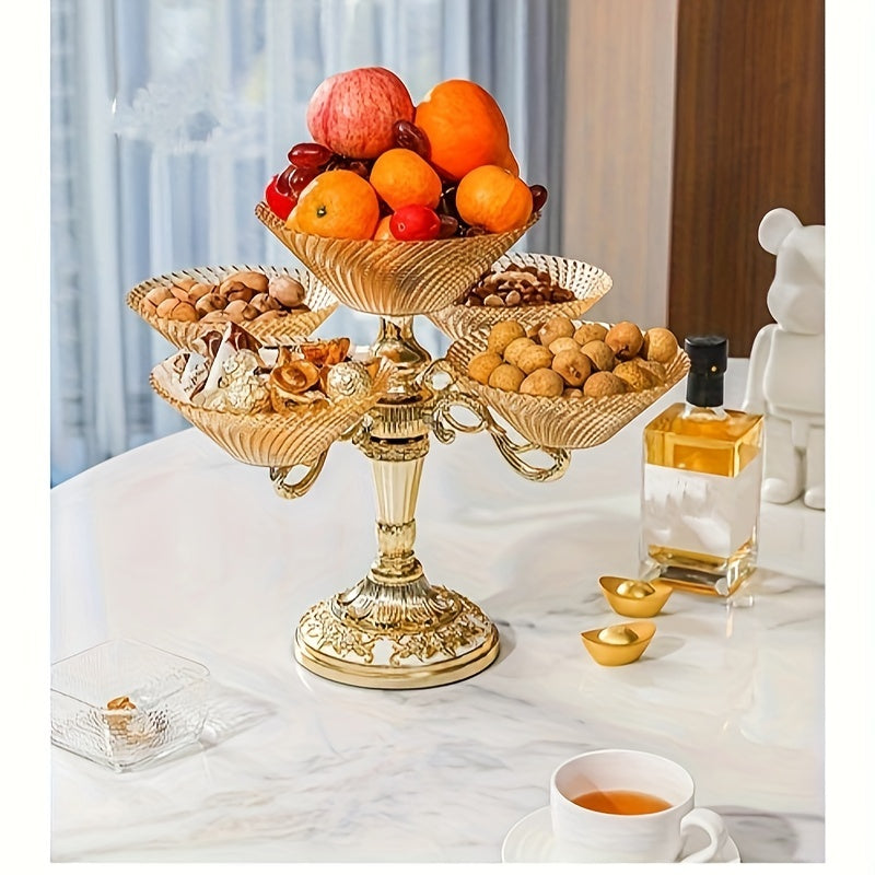 European-Style Luxury Rotating Fruit Basket