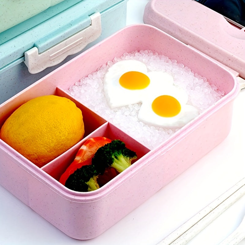 1 Stück auslaufsichere, isolierte Lunchbox mit süßem Cartoon-Design – dicke, tragbare und mikrowellengeeignete Bento-Box für Studenten und Arbeiter