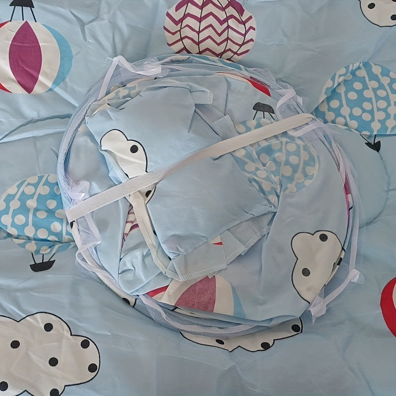 Three-Piece Children's Balloon Mosquito Net Bed