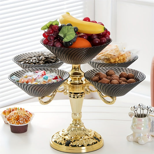 European-Style Luxury Rotating Fruit Basket