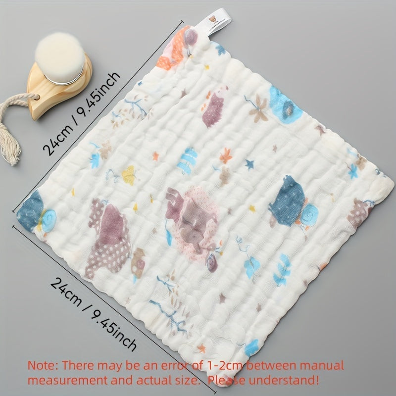 5pcs  Cotton Soft Baby Towels