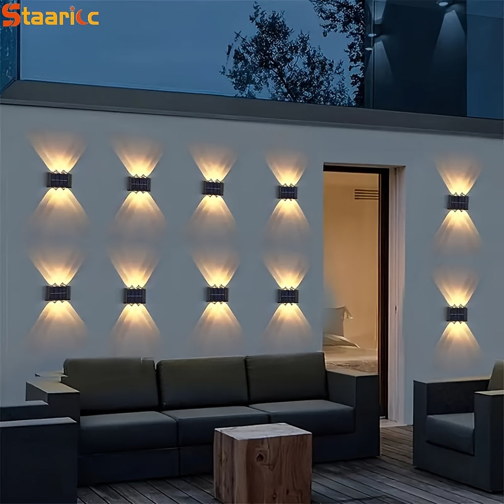 Staaricc 6/4/2pcs Solar Wall Light