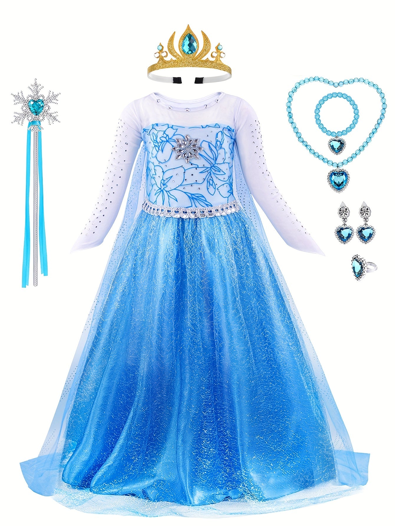 Queen Costume For Girl Elsa Dress