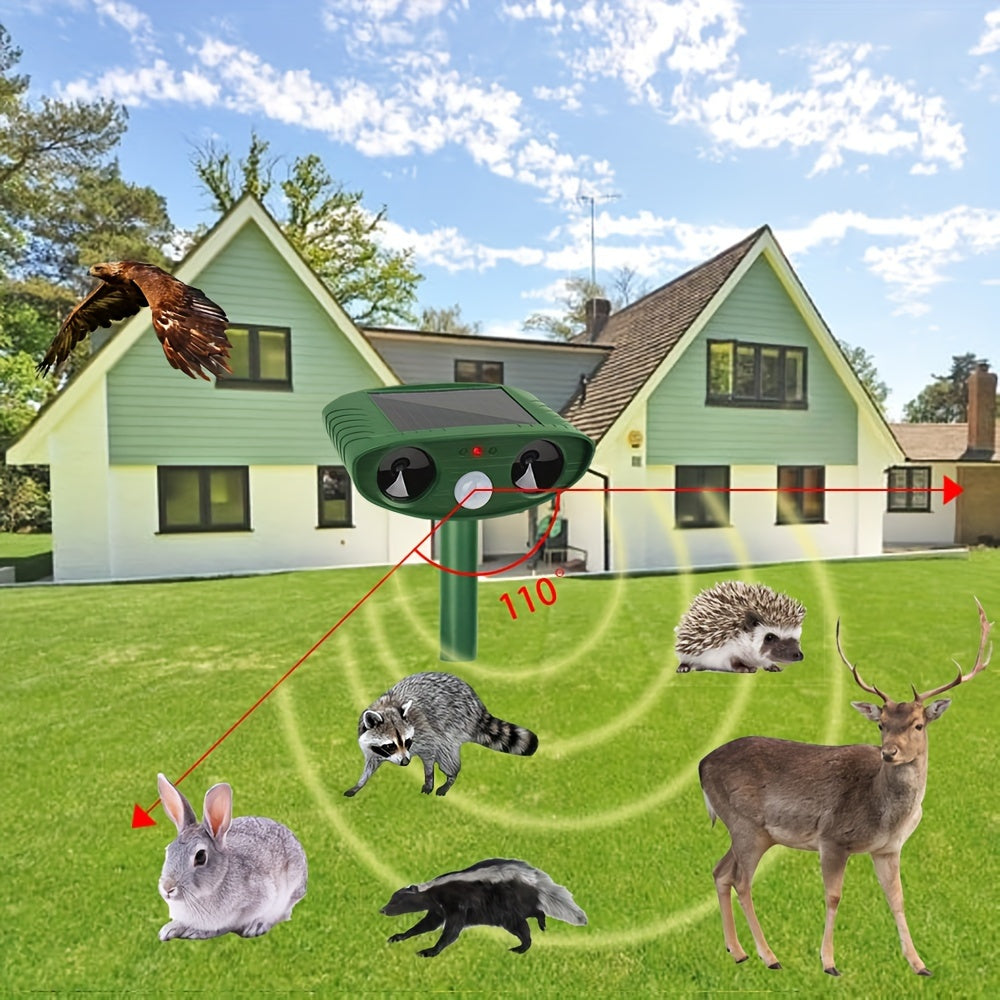 Solar-Powered Soundwave technology Animal Repeller