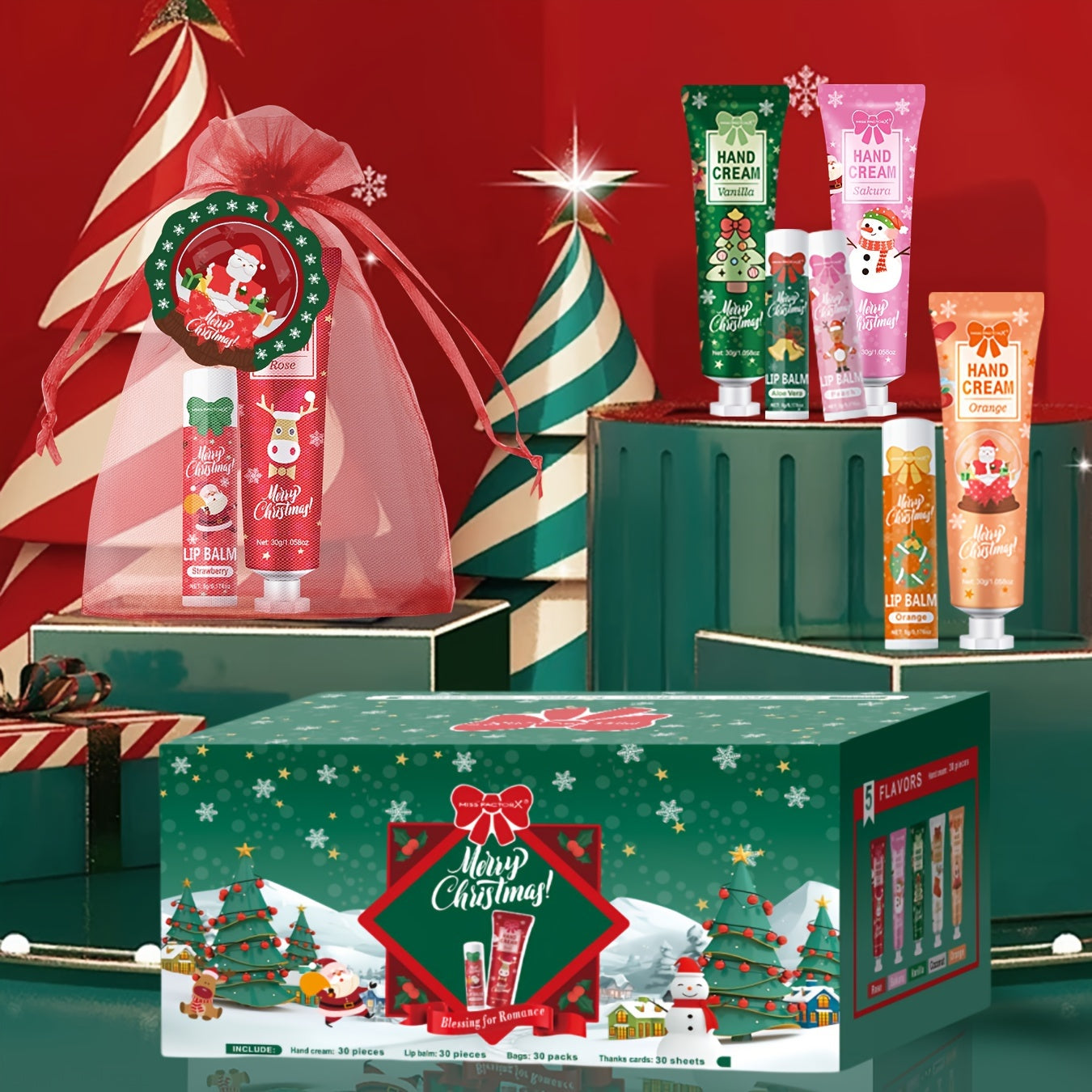 Miss Factorx Christmas Gift Set -120pcs