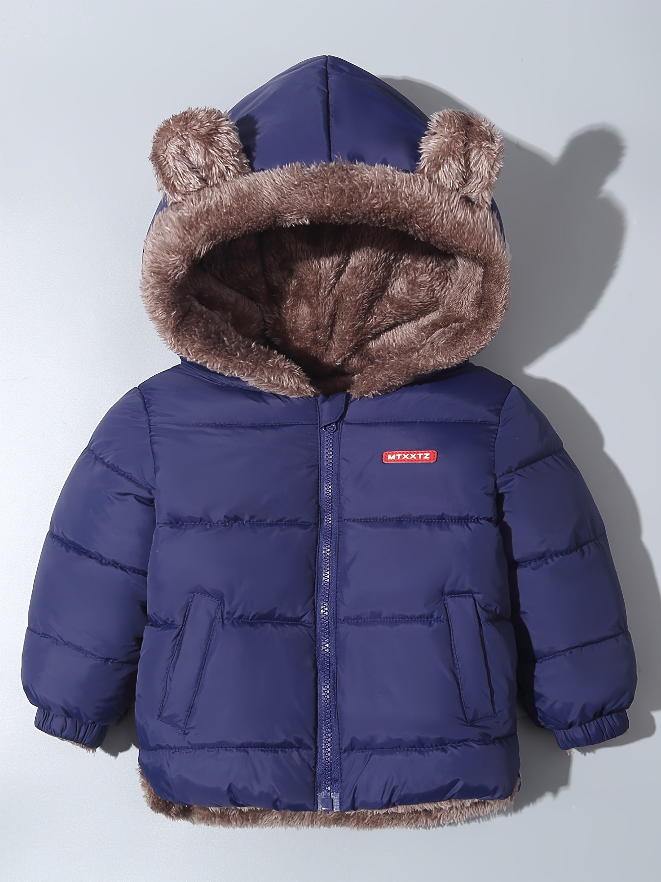 Boys Winter Hoodie With Cute Bear Ear