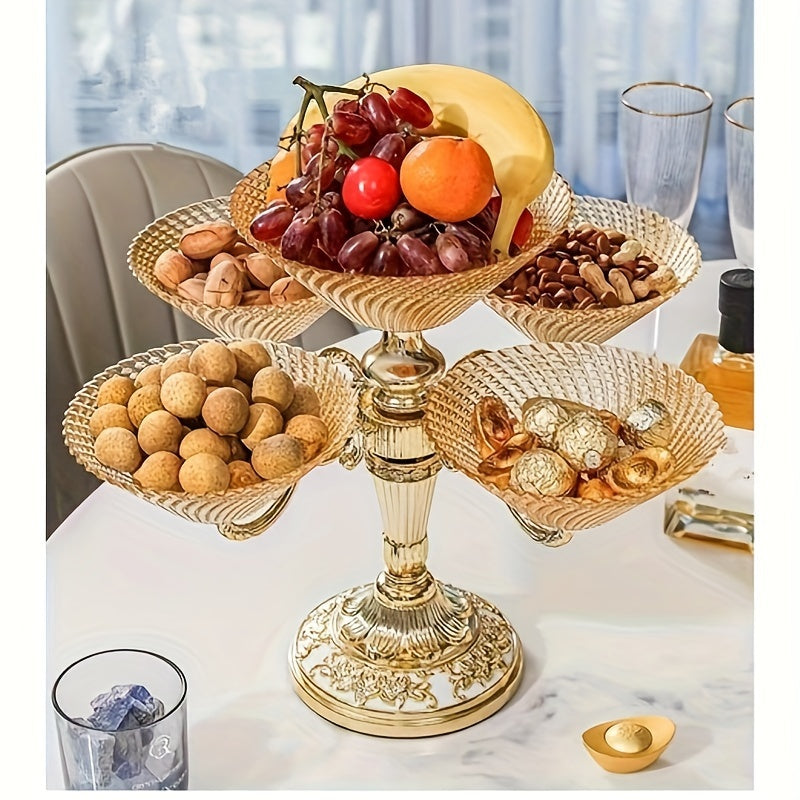 European-Style Luxury Rotating Fruit Basket