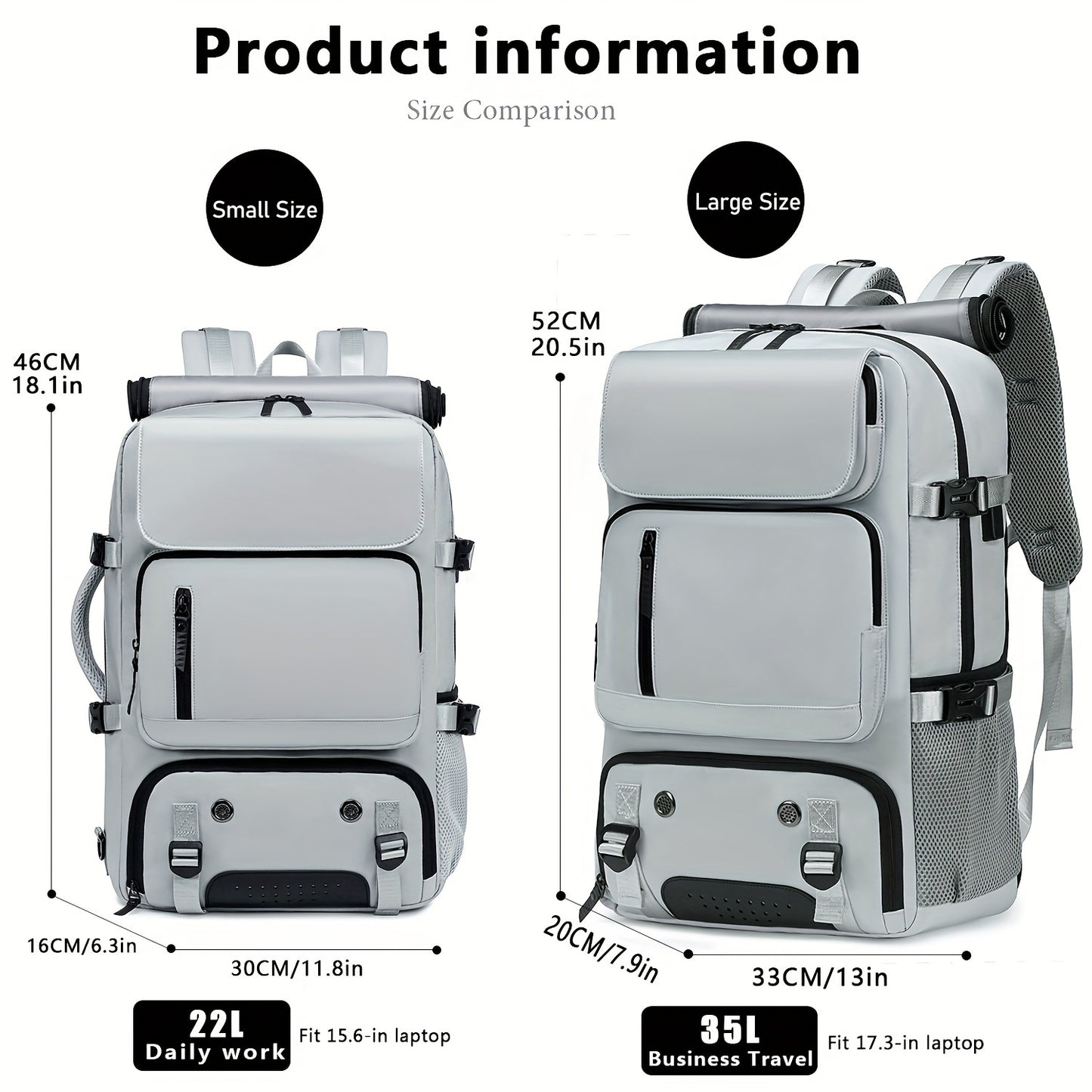 Laptop Backpack Set, Business Travel