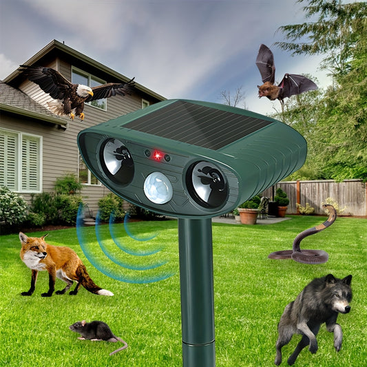 Solar-Powered Soundwave technology Animal Repeller