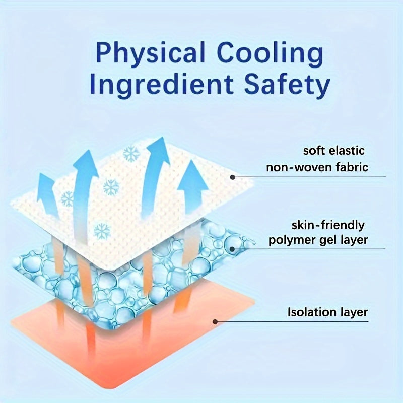 10 Packs/20pcs Ice Cooling Stickers