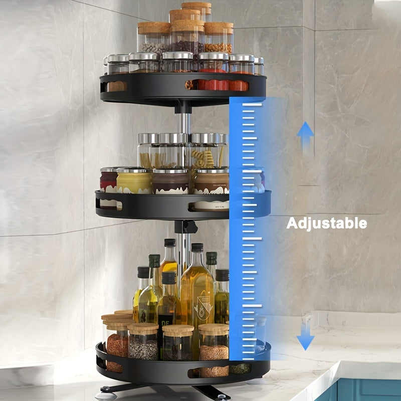 3-Tier Multipurpose Rotating Organizer