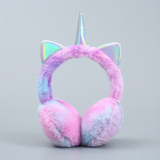 Winter Unicorn Earmuffs Warm Ear Covers