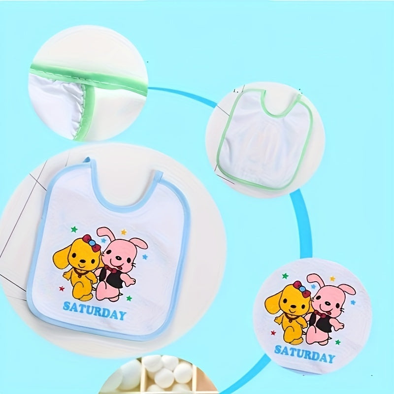 7pcs, Weekly Bibs