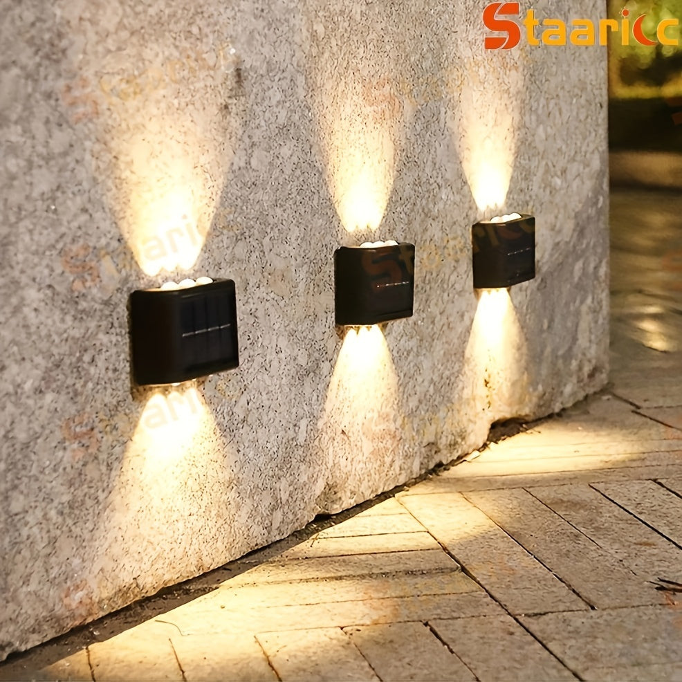 Staaricc 6/4/2pcs Solar Wall Light