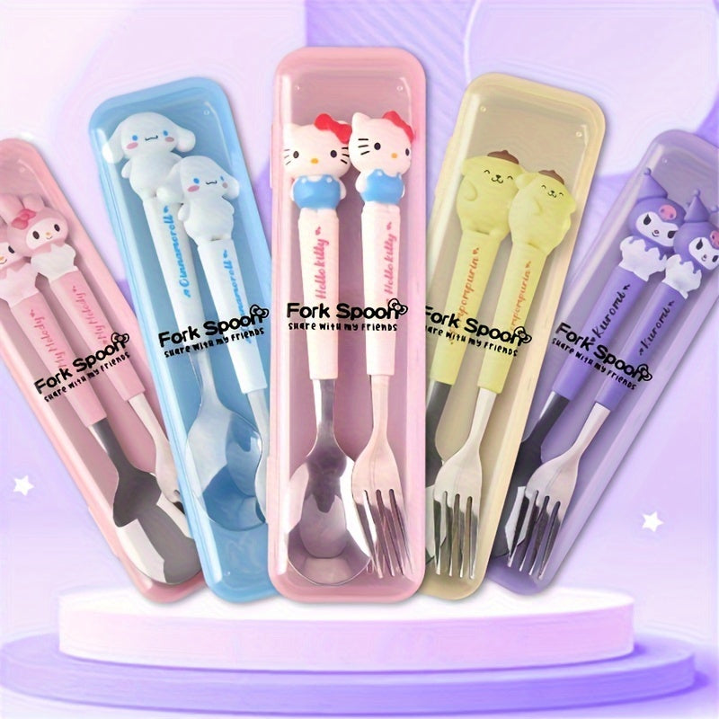 Sanrio Hello Kitty & Friends Stainless Steel Cutlery Set