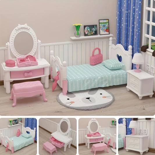 Toy Girl Mini Play House Simulation Small Scene