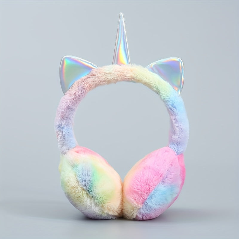 Winter Unicorn Earmuffs Warm Ear Covers