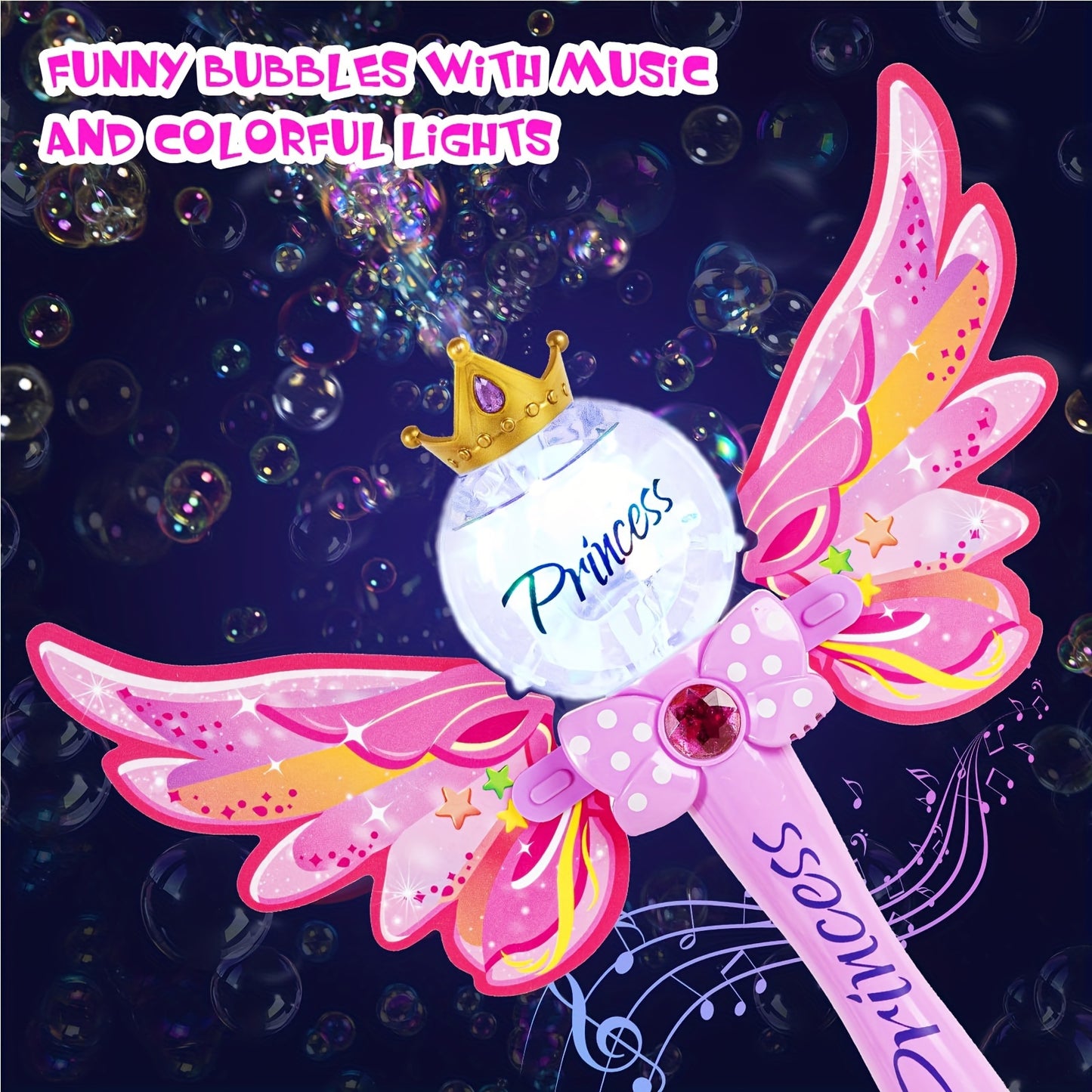 Musical & Light-Up Magic Stick for Girls