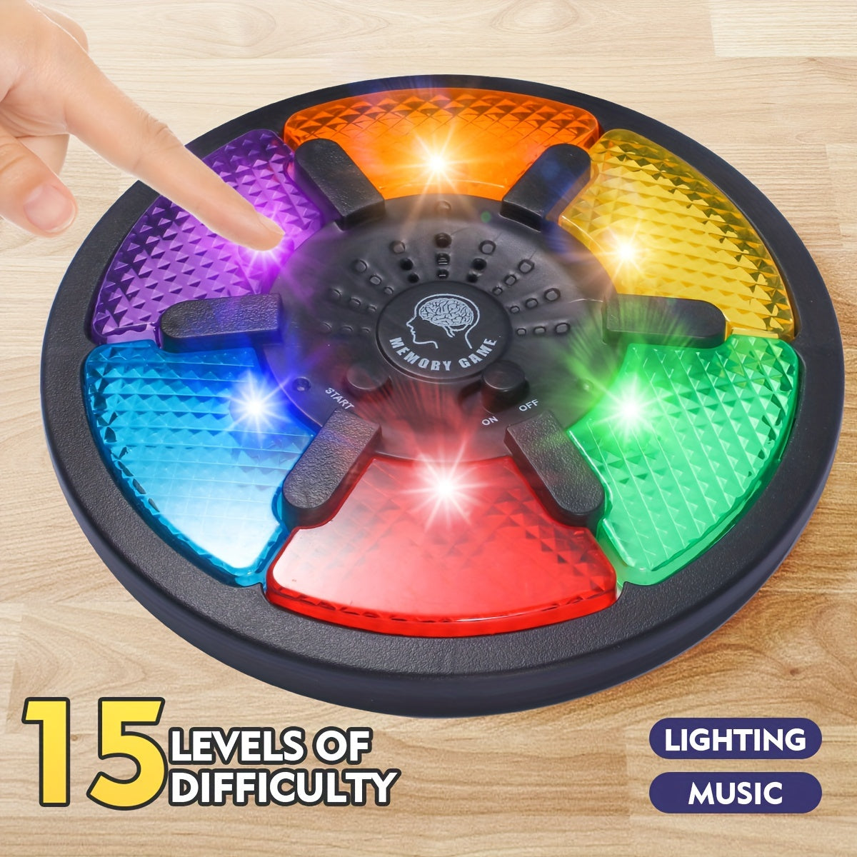 6-in-1 Round Memory Game Machine