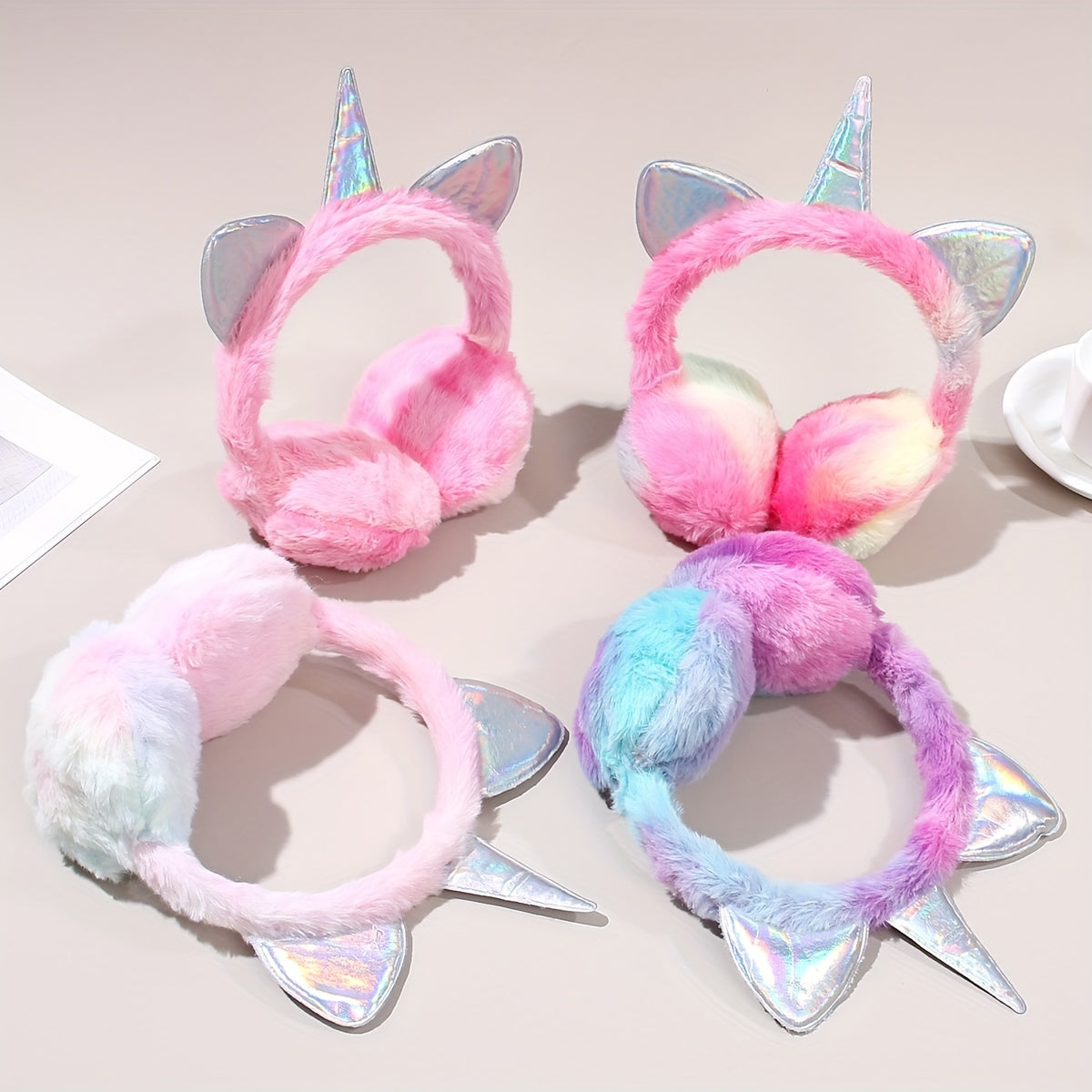 Winter Unicorn Earmuffs Warm Ear Covers