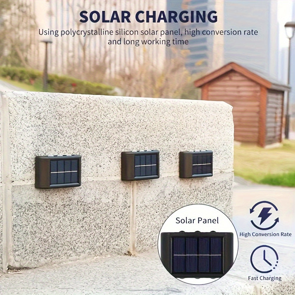 Staaricc 6/4/2pcs Solar Wall Light