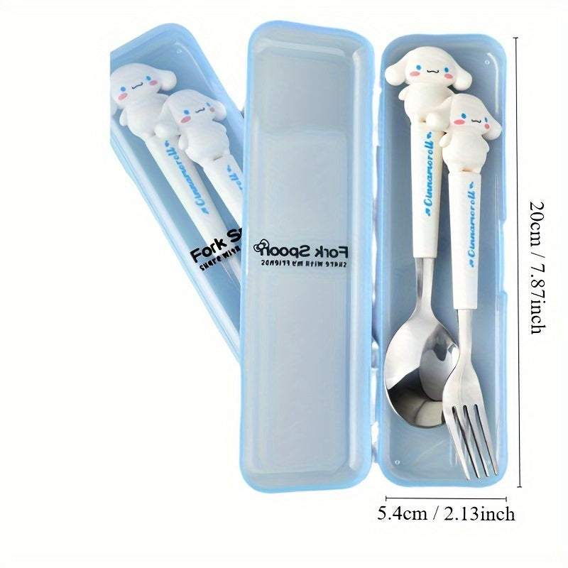 Sanrio Hello Kitty & Friends Stainless Steel Cutlery Set