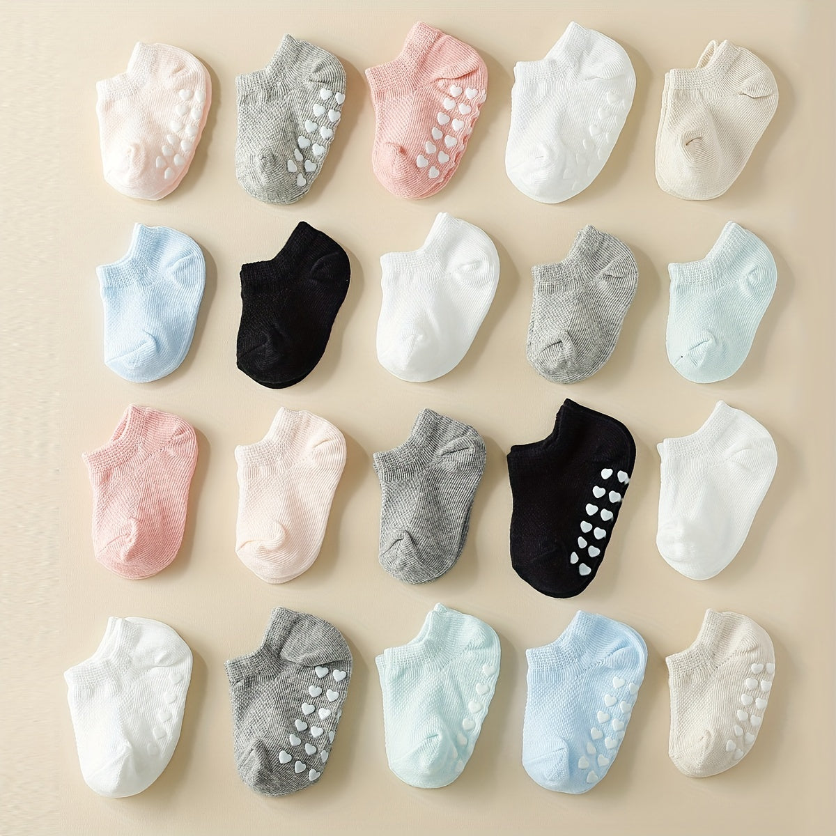 10 Pairs of Kids' Comfy Cotton- Socks