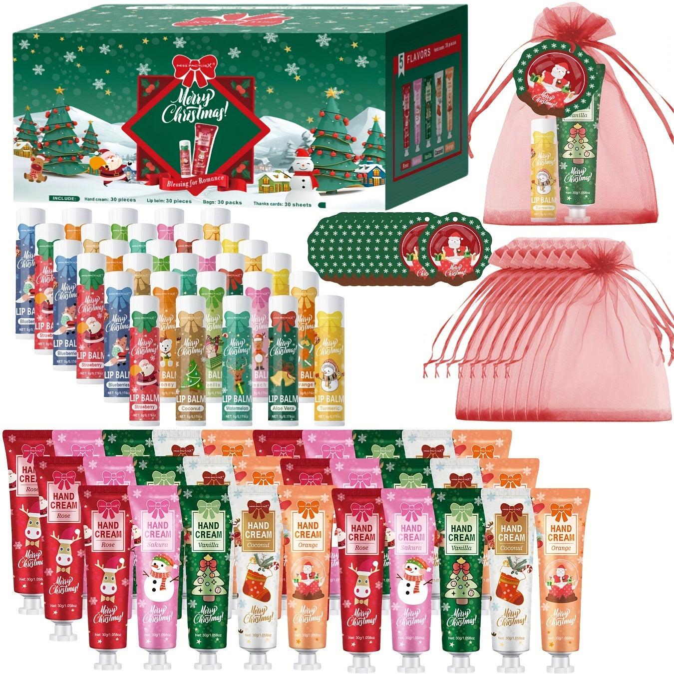 Miss Factorx Christmas Gift Set -120pcs