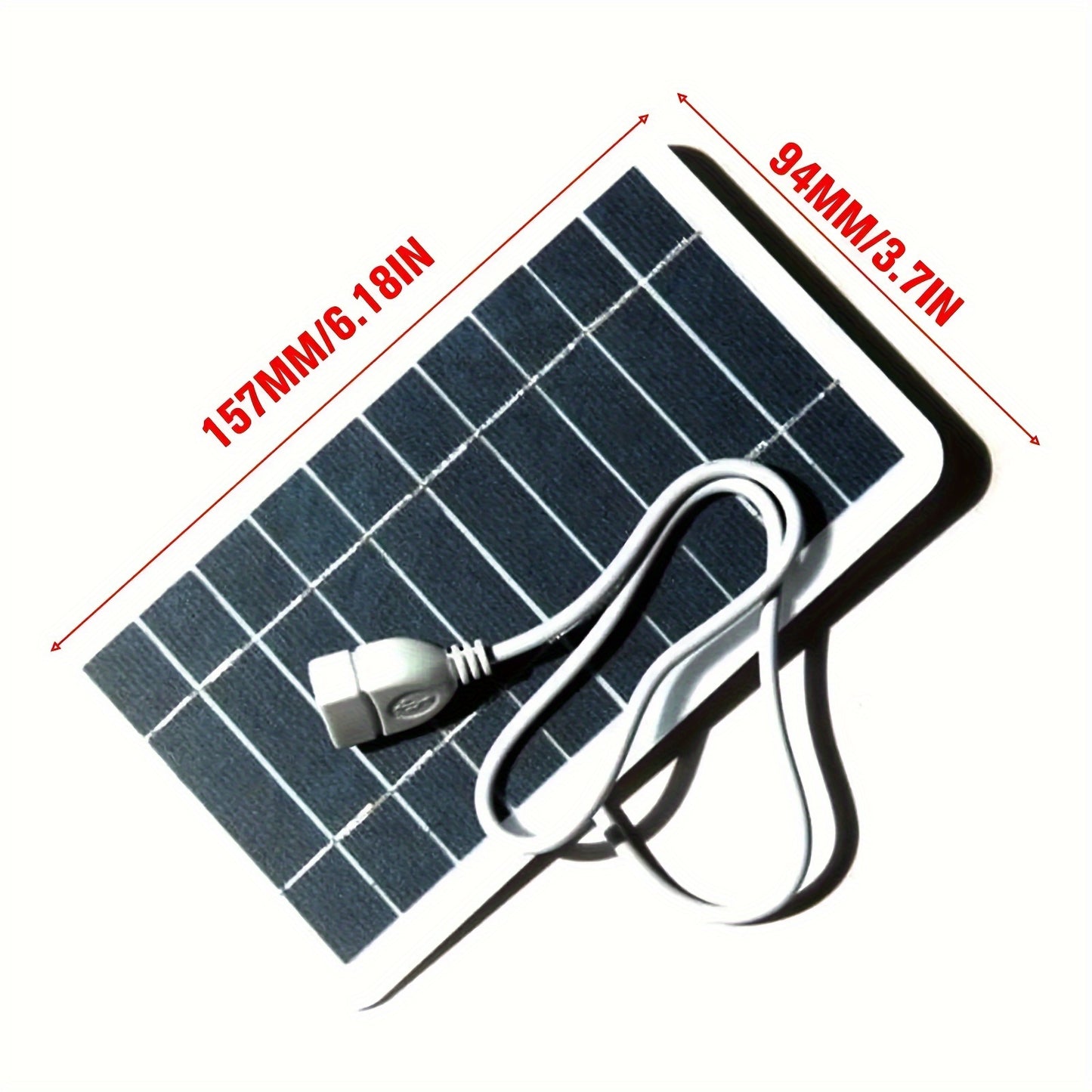 Compact 2W Solar Panel Charger